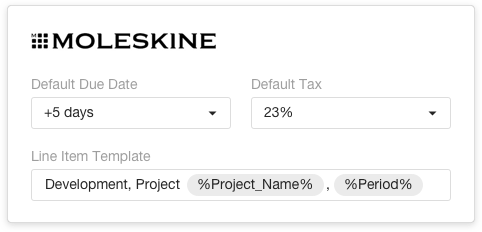 Flexible client setup