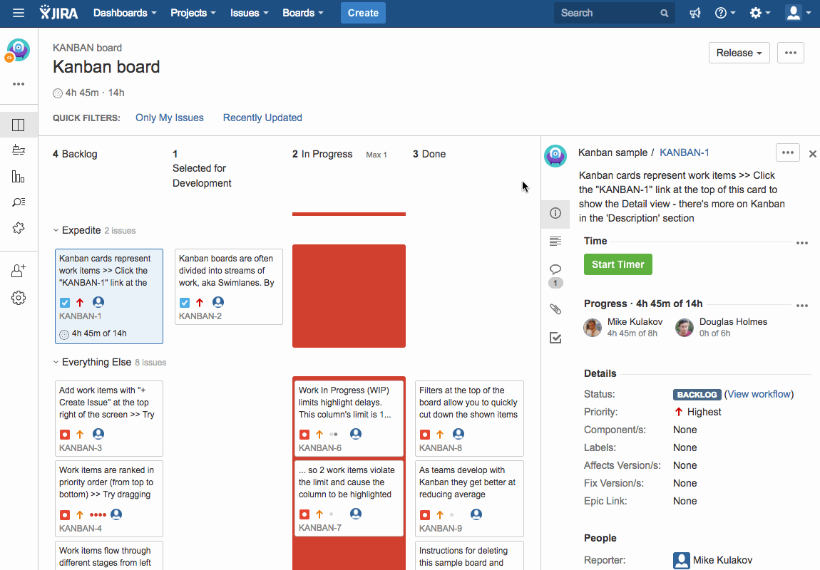 jira free time tracking