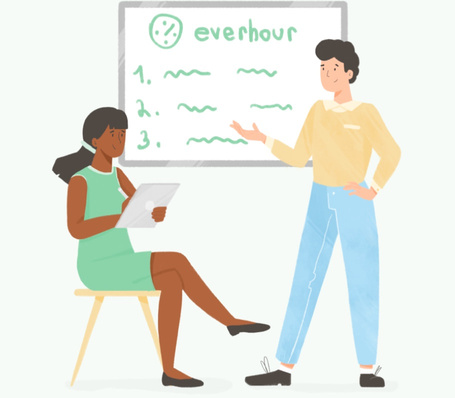 All Everhour features illustration