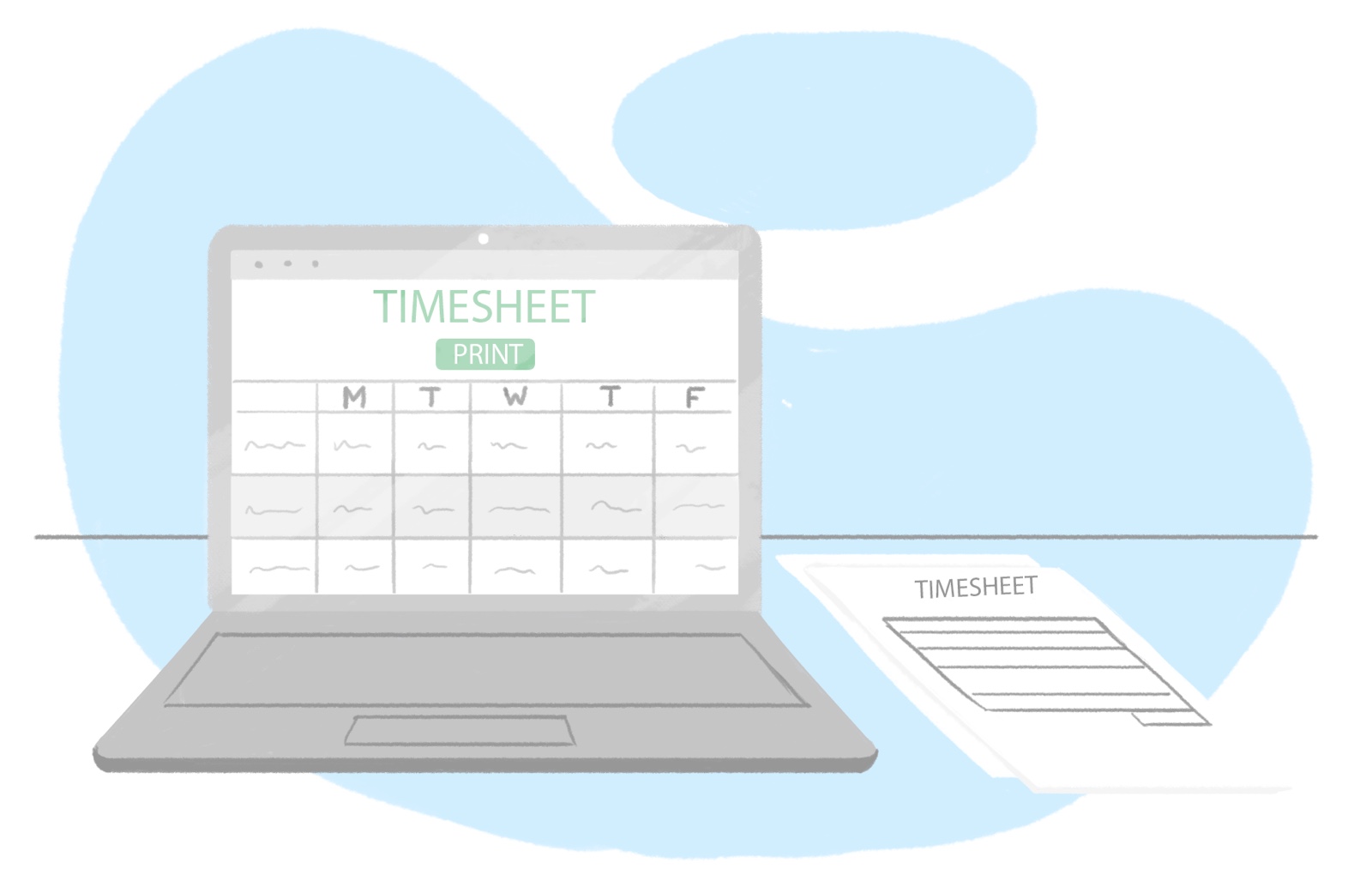 Time Card Calculator With Breaks, Clock-in/Out and Overtime
