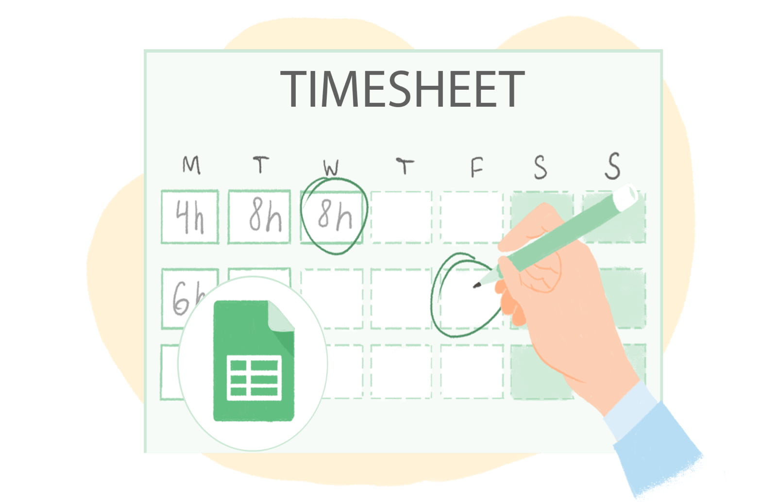 Simple but Powerful Timesheet Template in Google Docs