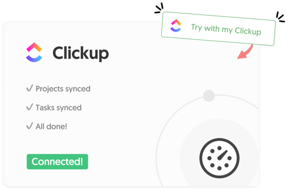ClickUp and Everhour integration