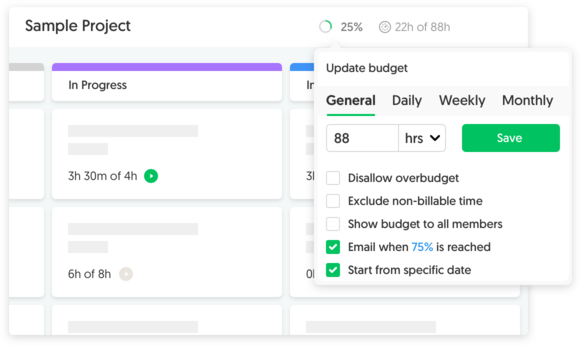 Exclude non-billable time