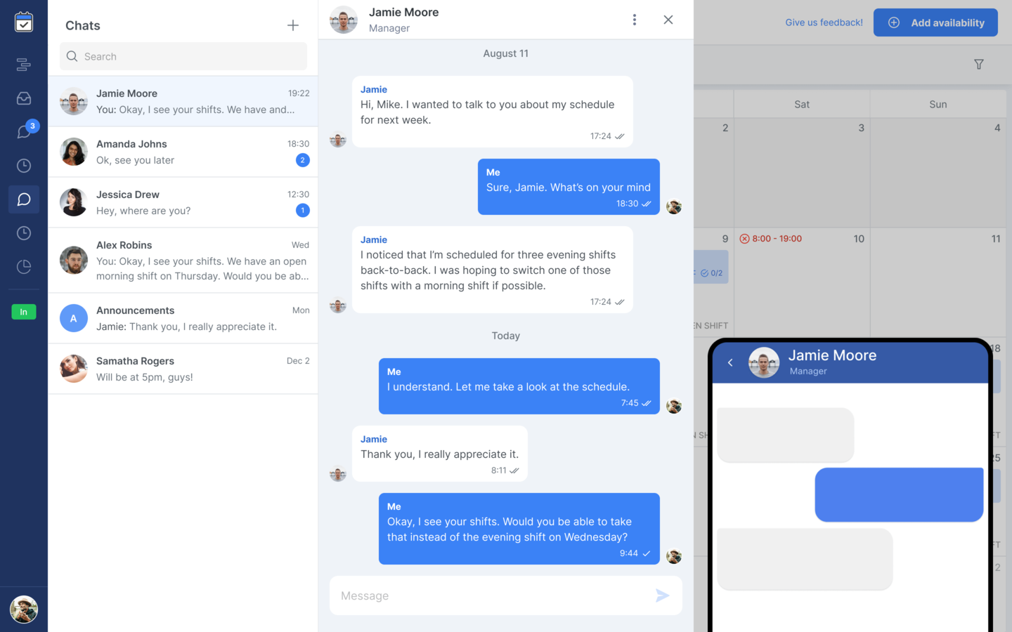 Veterinary Scheduling Software Messaging