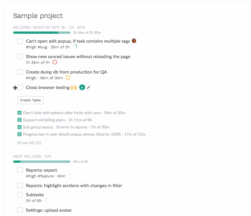 to-do lists in everhour 2 to-do lists in everhour 2