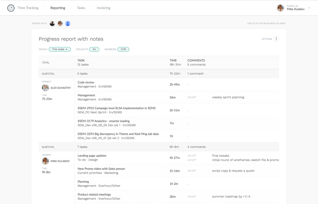 teamwork projects time tracking integration