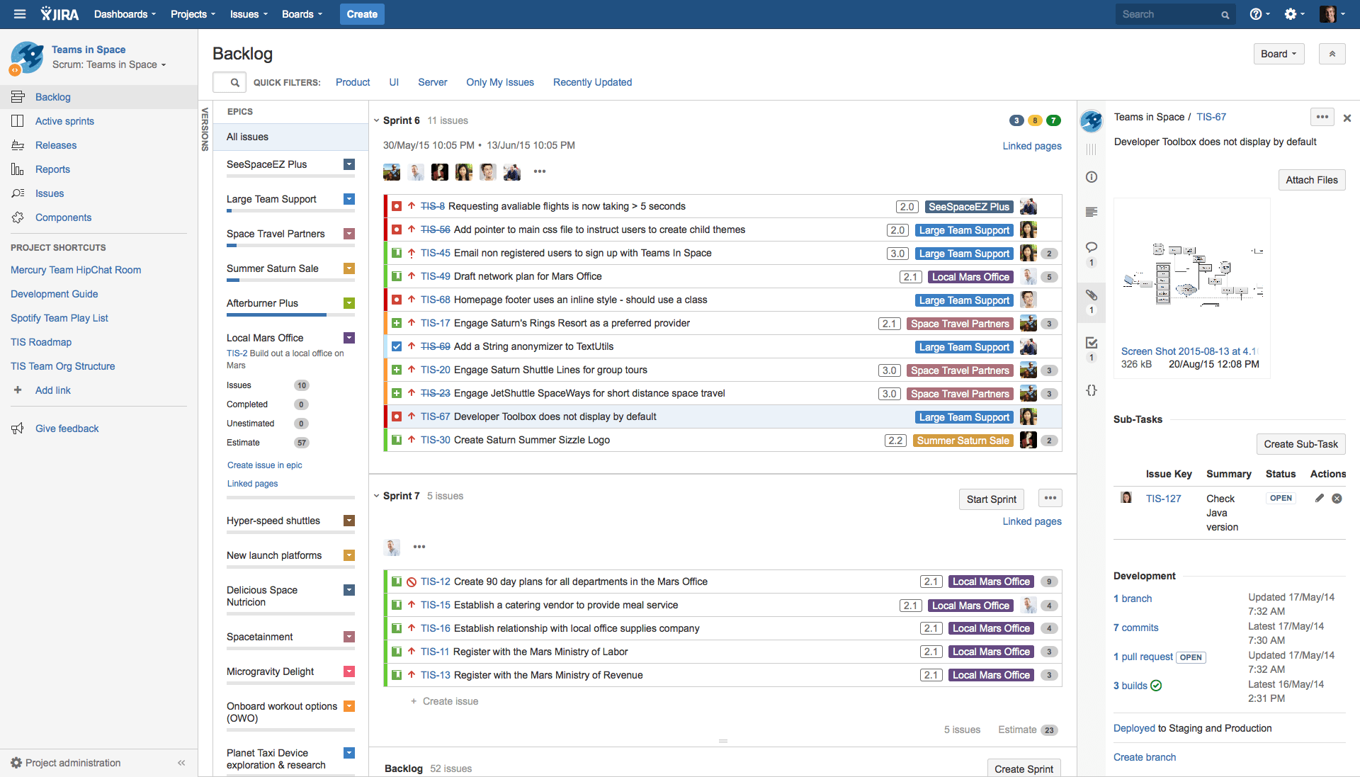 Jira Bug Tracking Template