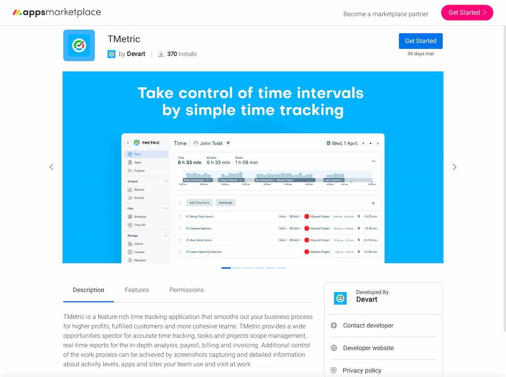 monday time tracking