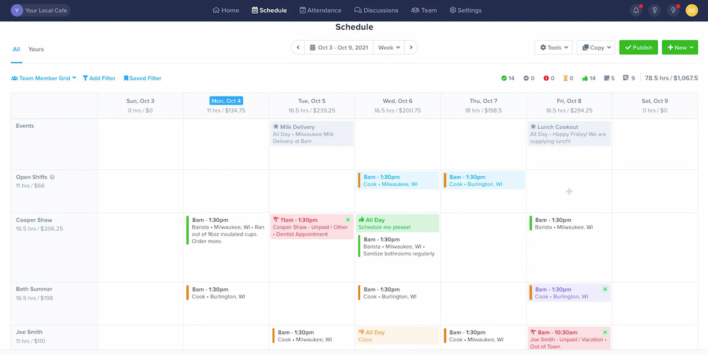 best employee scheduling app