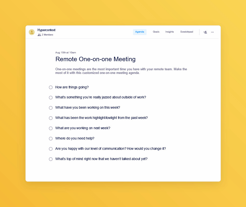 meeting agenda template: effectively organize and execute meetings