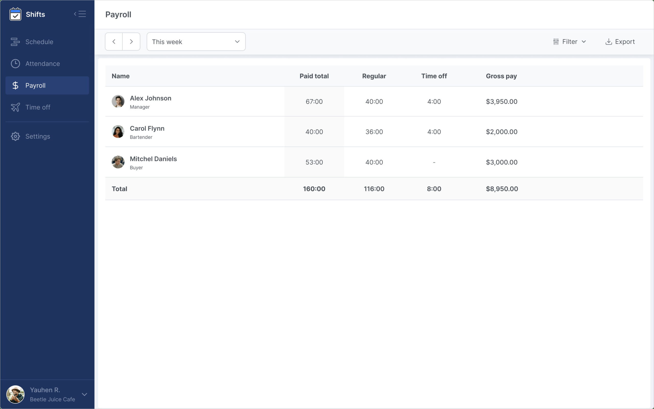 Introducing the Payroll Page – Time Tracking & Project Management Blog
