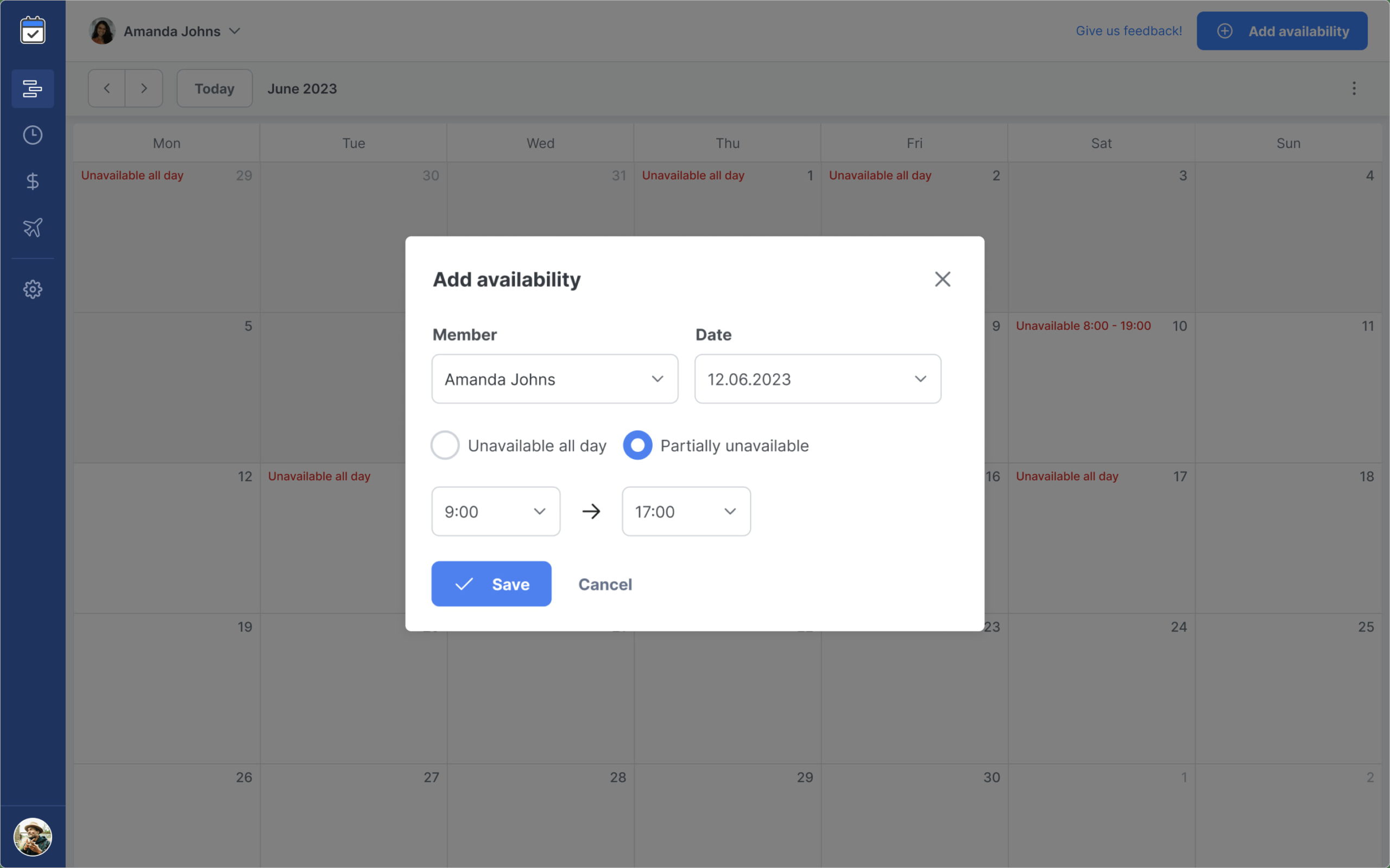 Introducing the Availability Feature – Time Tracking & Project ...