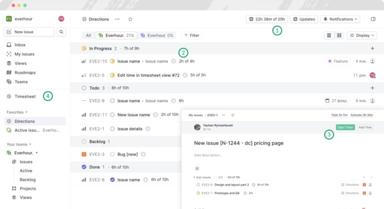 Linear Task Tracking Integration with Linear – Time Tracking & Project Management Blog