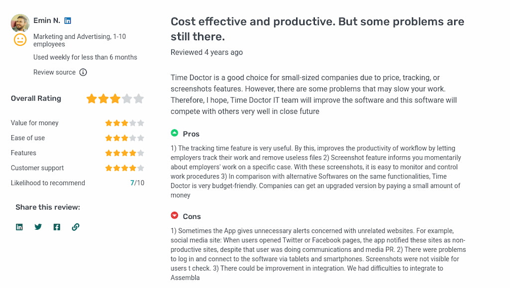 time doctor 2024 most comprehensive review [time doctor vs everhour]