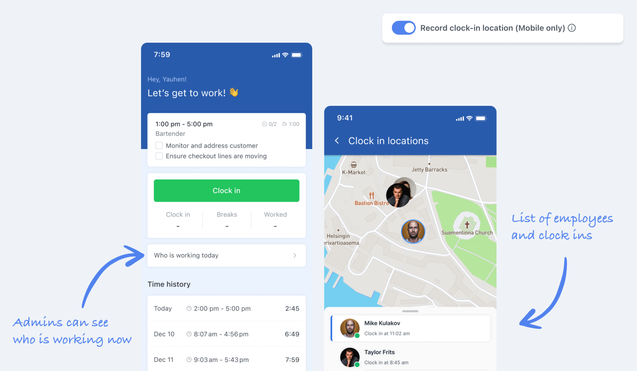 Introducing the "Clock In Locations" Feature – Time Tracking & Project ...