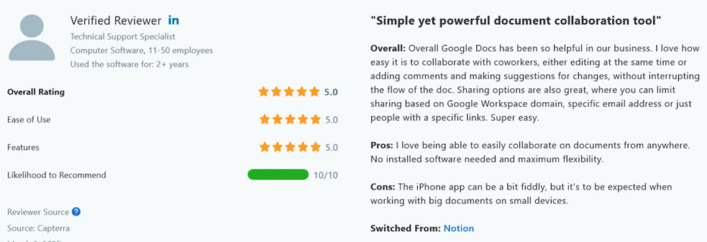 notion vs google docs: key differences for writers & teams