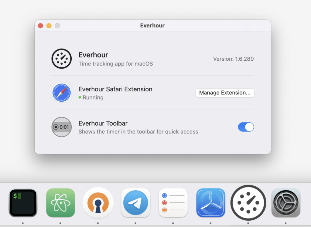 everhour for macos – simple, integrated, and always there