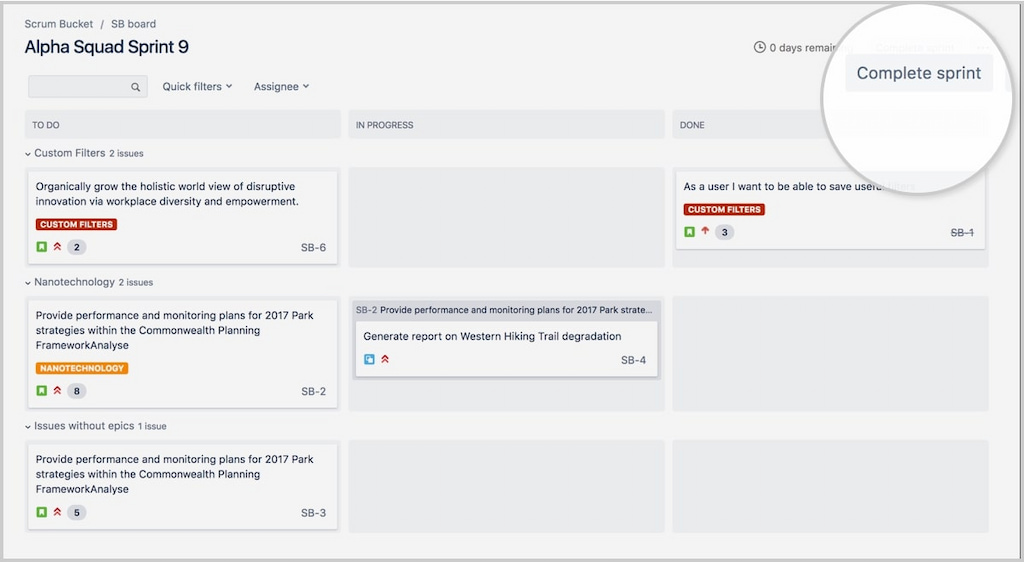 how to create a sprint in jira and optimize time tracking
