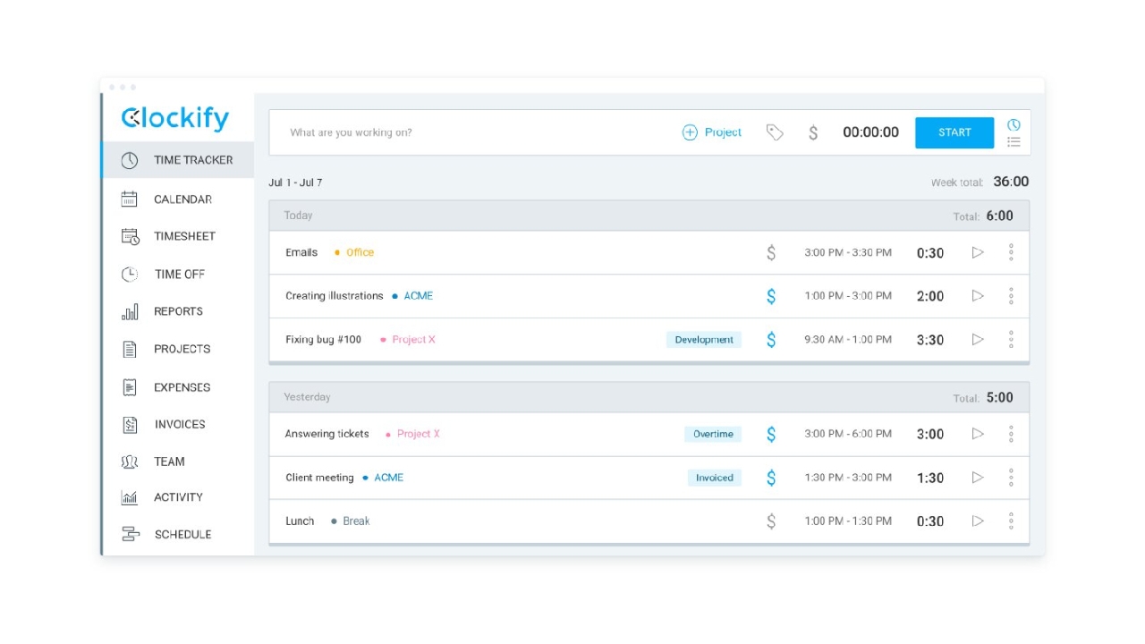 clockify review and everhour comparison